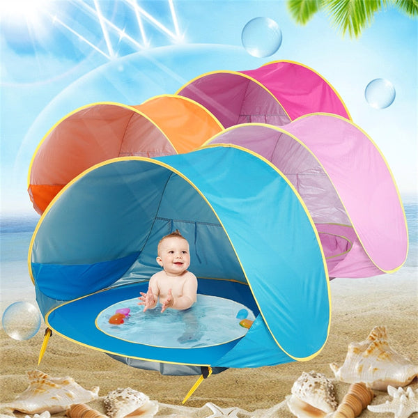 Piscina infantil/ Tenda Bebê Anti-UV Praia e Residência