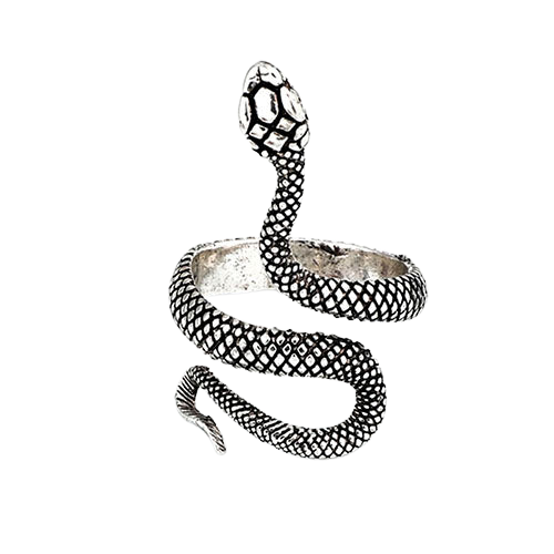 Anel Serpente Cobra Ajustável Anel de Dedo