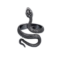 Anel Serpente Cobra Ajustável Anel de Dedo